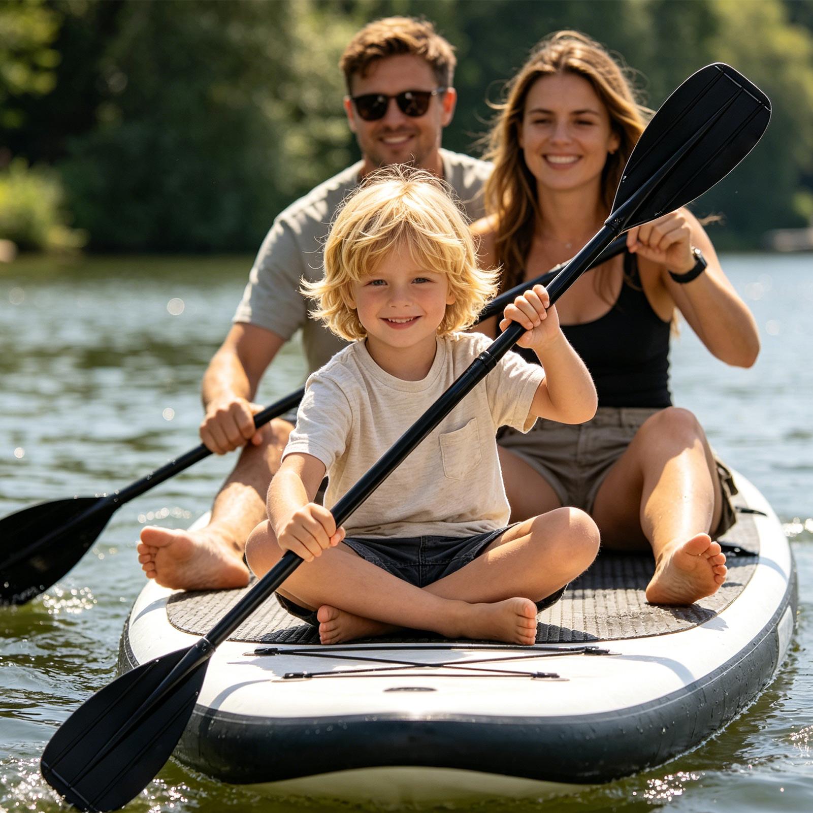 Fishing Boat Inflatable - Carbon Fiber Paddle 2 Section Lightweight