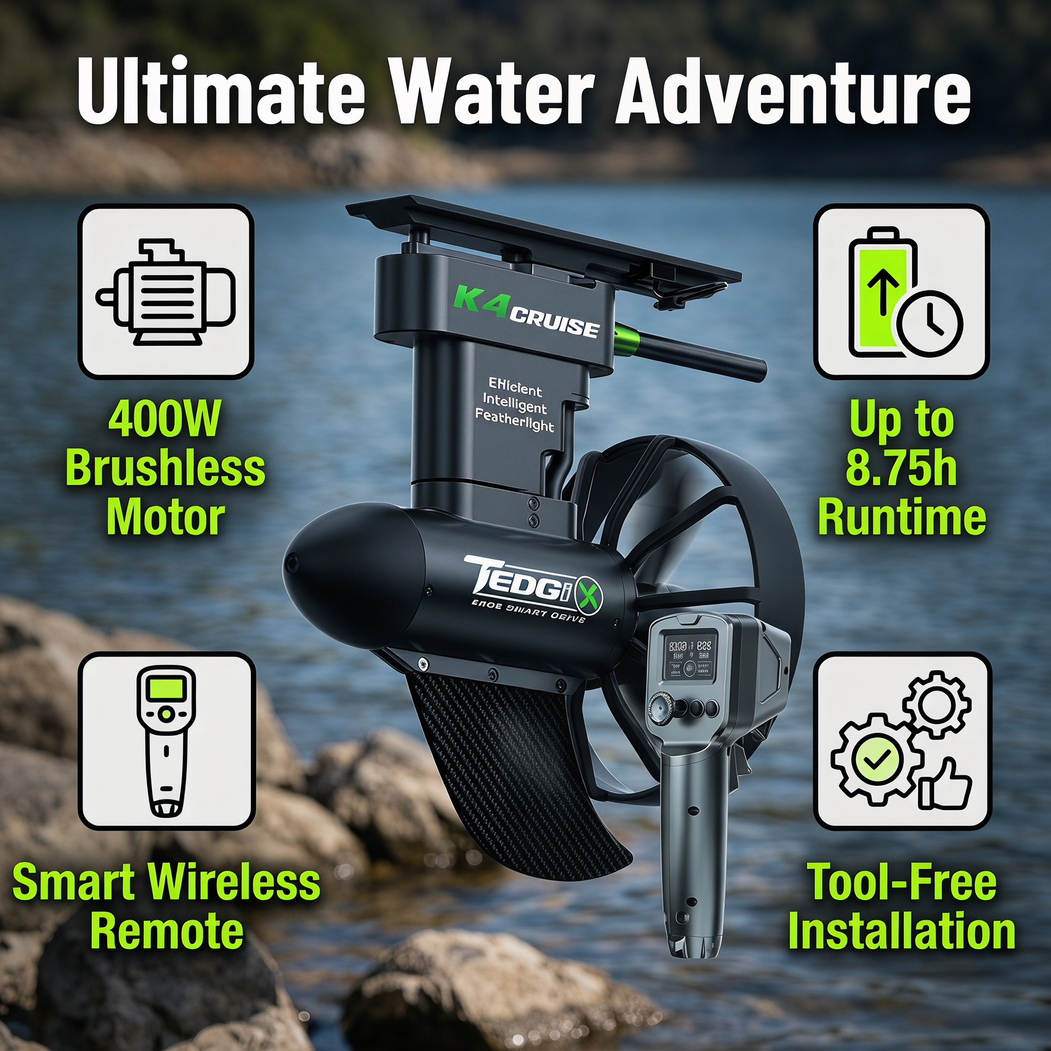 TRIMIX Smart Drive K4C SUP Kay – Fishing Boat Trolling Motor Bewertung und Preis