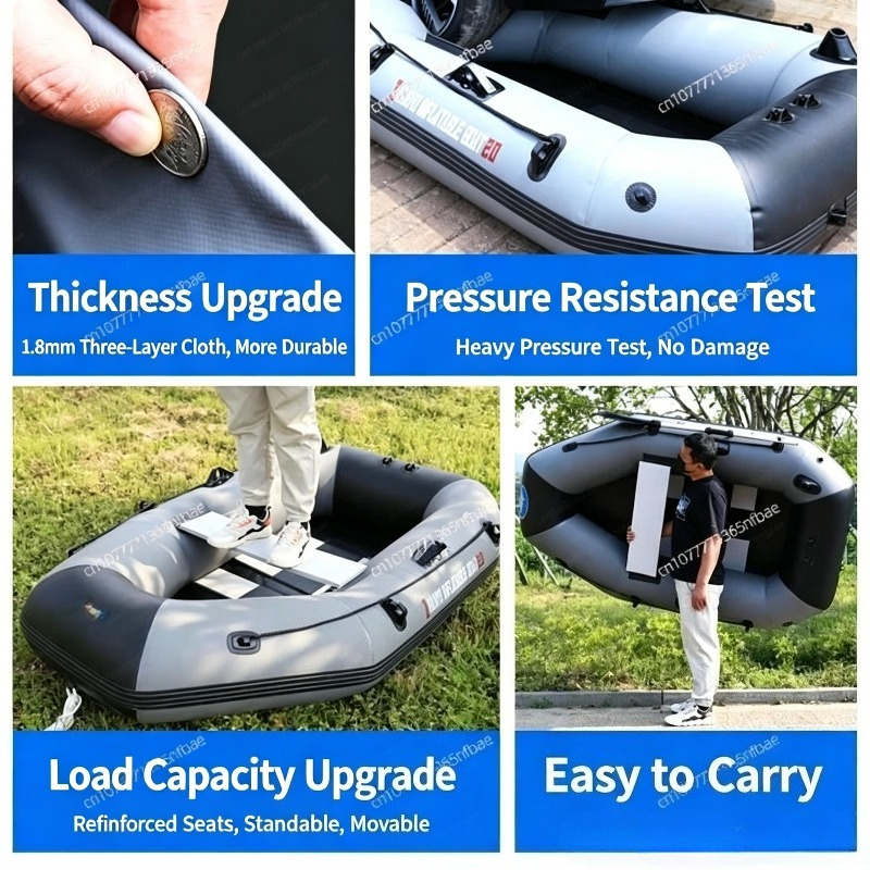 1.75m Rubber Inflatable Boat A – Fishing Boat Inflatable Bewertung und Preis