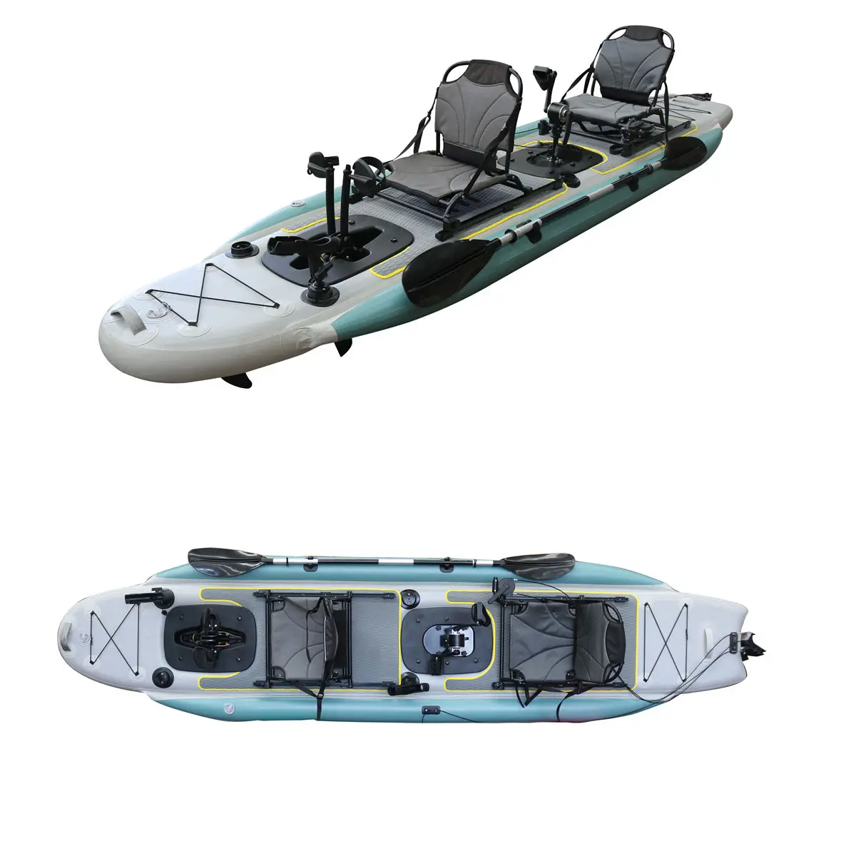 14ft Inflatable Fishing Canoe  – Fishing Boat Seat Bewertung und Preis