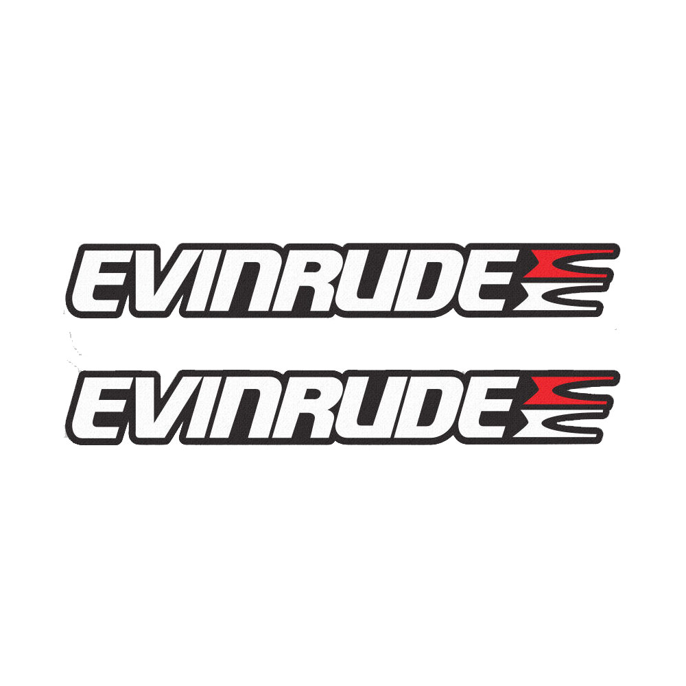 2pcs for Evinrude sticker deca – Fishing Boat Outboard Motor Bewertung und Preis