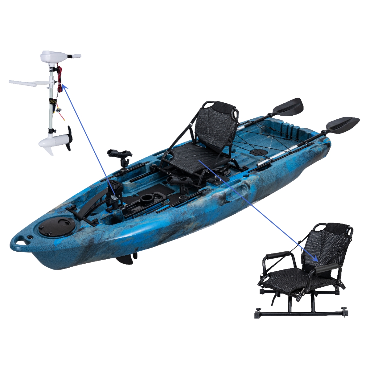 LSF Plastic Rowing Fishing Ele – Fishing Boat Paddle Bewertung und Preis