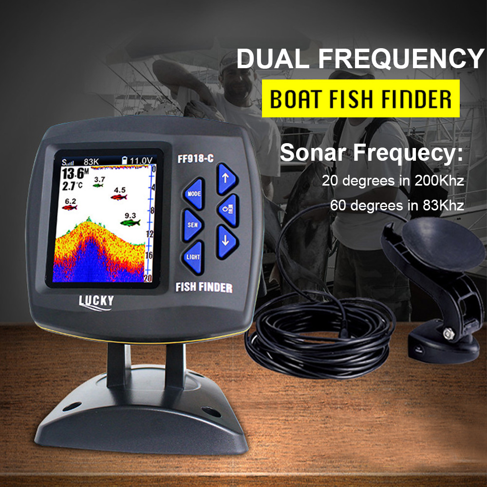 FF918-C100DS Color Screen Wire – Fishing Boat Depth Finder Bewertung und Preis