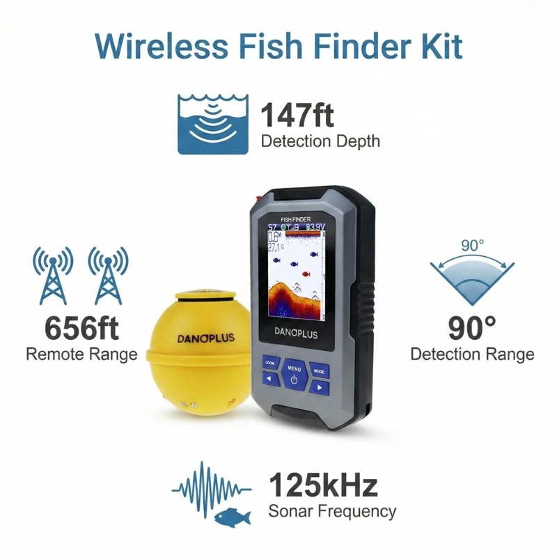 Portable Castable Fishfinder W – Fishing Boat Depth Finder Bewertung und Preis